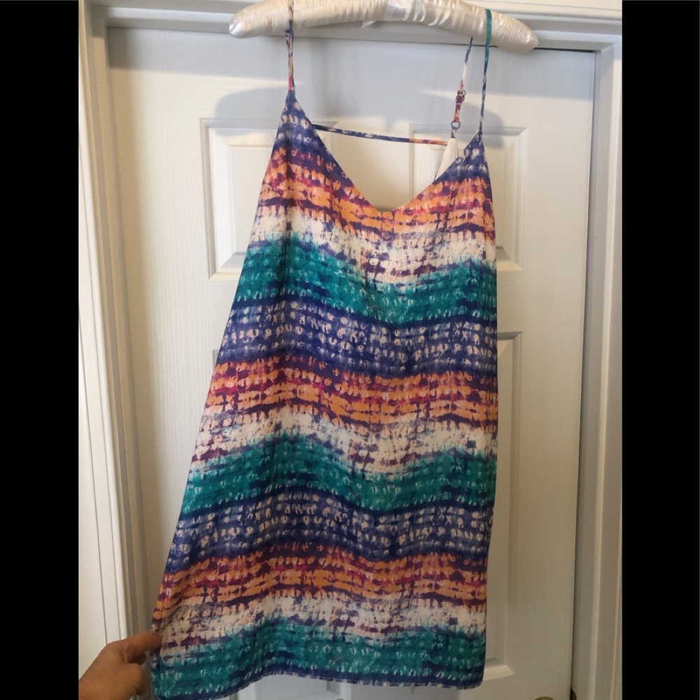 Multi color dress, size medium
